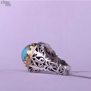 انگشتر فیروزه نیشابور مردانه