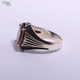 انگشتر طرح ترک اسپرت نگین الکساندریت مردانه 