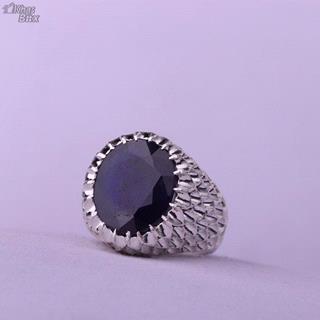 انگشتر یاقوت کبود آفریقایی مردانه