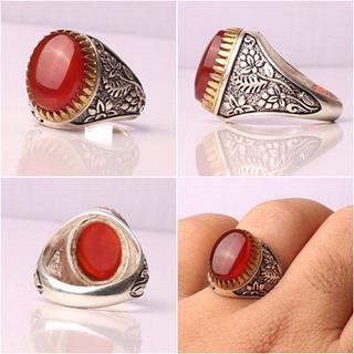 انگشتر عقیق یمنی اصل مردانه