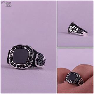 انگشتر اسپرت مشکی مردانه