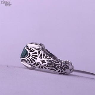 انگشتر توپاز سبز اصل مردانه