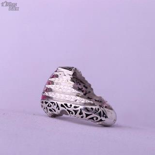 انگشتر توپاز صورتی اصل مردانه