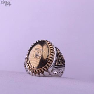 انگشتر حدید صینی نقش زیارت عاشورا مردانه