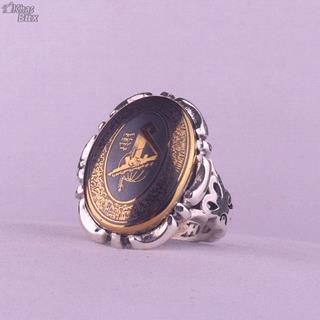 انگشتر حدید مردانه طرح سپاه