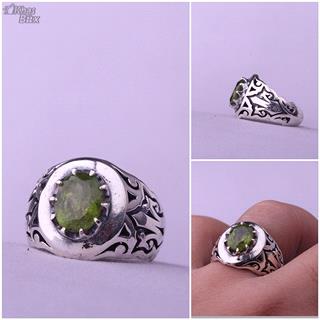 انگشتر زبرجد اصل مردانه