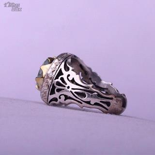 انگشتر زمرد کلمبیایی مردانه
