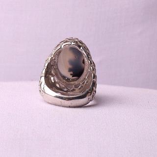 انگشتر عقیق شجری قائن اصل و طبیعی مردانه