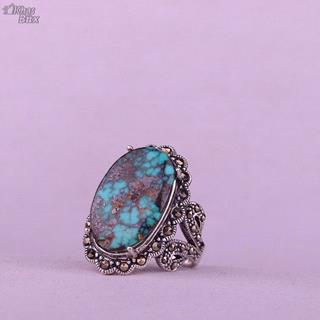 انگشتر فیروزه نیشابور اصل زنانه