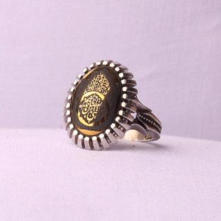 انگشتر نقره حدید صینی مردانه
