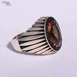 انگشتر ترک اسپرت نگین الکساندریت مردانه