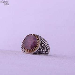 انگشتر یاقوت سرخ آفریقا اصل مردانه