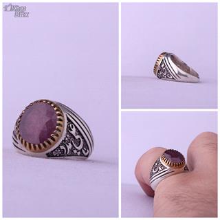 انگشتر یاقوت سرخ آفریقا اصل مردانه