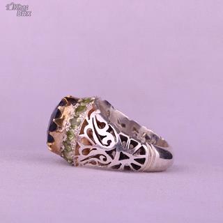 انگشتر یاقوت کبود آفریقا اصل مردانه