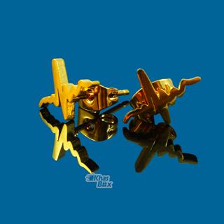 گوشواره طلایی ظریف طرح نبض مدل GT-22  