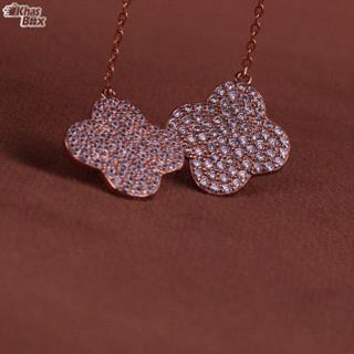 گوشواره نقره رز گلد