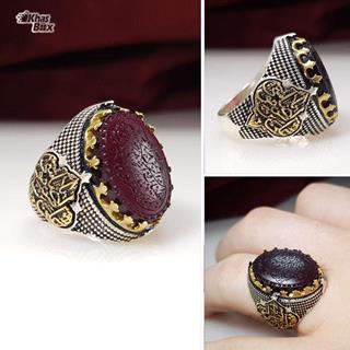 انگشتر نقره سندلوس خطی اصل مردانه