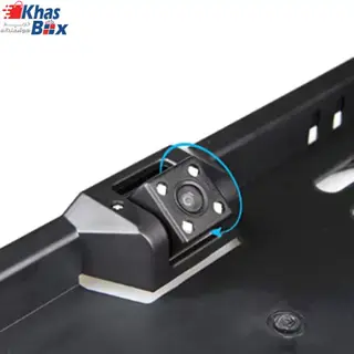 قاب پلاک خودرو با دوربین دنده عقب اروپایی مدل JX-9488 EU