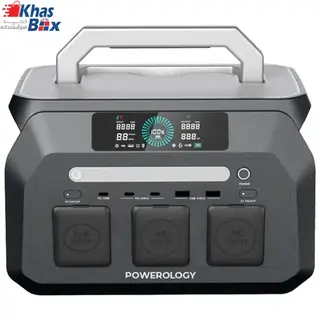 پاور استیشن قابل حمل پاورولوژی توان 800W ظرفیت 512Wh