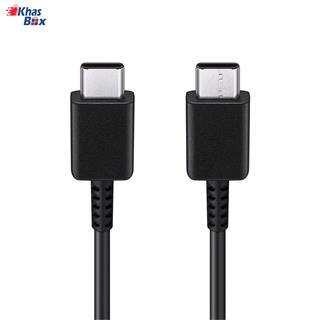 کابل شارژ دوسر تایپ سی پکدار سامسونگ مدل S25 اورجینال