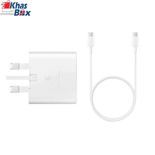 شارژر سامسونگ A55 کیفیت اورجینال - آداپتور به همراه کابل