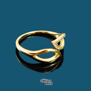 انگشتر طرح اشک مدل AT-8400