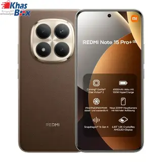 گوشی شیائومی Redmi Note 15 Pro Plus 5G | حافظه 512 رم 12 گیگابایت