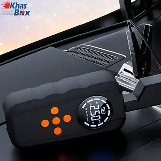 جامپ استارتر و پمپ باد چهارکاره همراه با کیف قابل حمل