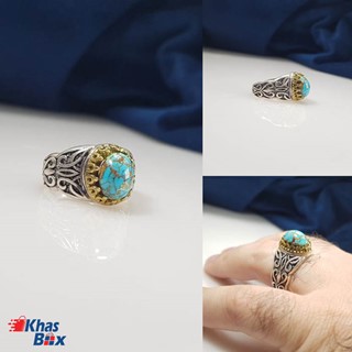 انگشتر فیروزه طبیعی نیشابور