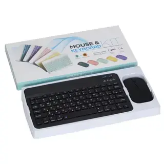 موس و کیبورد بی سیم Mini Keyboard سفید