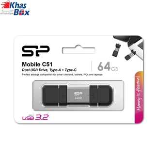 فلش مموری سیلیکون‌پاور C31 TYPE-C 64GB