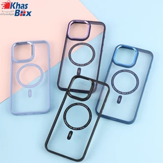قاب شفاف Magnetic اصلی مگ سیف iPhone 15 Pro Max