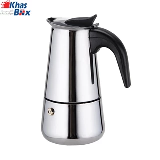 موکاپات اسپرسو ساز رو گازی استیل 4 کاپ اصل ایتالیا استیل واقعی وارداتی مخصوص اسپرسو دارای بدنه بسیار ضخیم و عالی