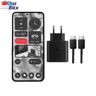 کابل و شارژر 45 واتی ناتینگ فون 2 (Nothing Phone)