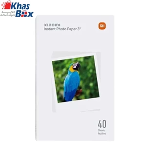 پک 40 تایی کاغذ چاپ عکس 3 اینچی شیائومی مدل Xiaomi Instant Photo Paper 3 Inch