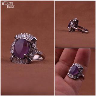 انگشتر عقیق یمنی سوسنی اصل زنانه