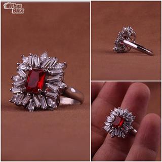 انگشتر یاقوت سرخ اتمی زنانه