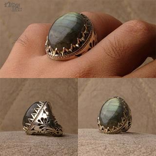 انگشتر لابرادوریت اصل مردانه