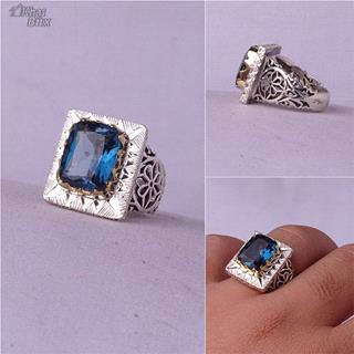 انگشتر توپاز لندن اصل مردانه