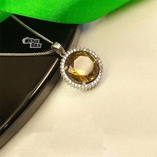 گردنبند مدالی نقره الکساندریت زنانه