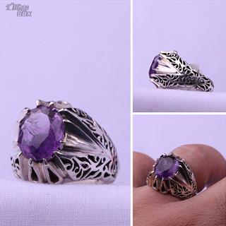 انگشتر آماتیست اصل رکاب دستساز مردانه