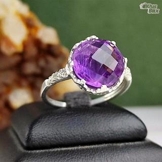 انگشتر آماتیس زنانه اصلی فنسی تراش