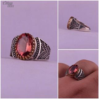 انگشتر الکساندریت هفت رنگ مردانه 