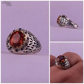 انگشتر نقره الکساندریت مردانه 