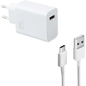 شارژر دیواری 33 وات شیائومی مدل Xiaomi MDY-11-EZ به همراه کابل Type-C (اورجینال) 