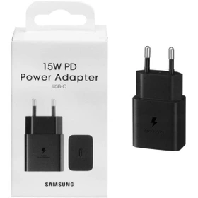 شارژر اصلی گوشی سامسونگ 15 وات Type-C سوپر فست شارژ دو پین تک پورت 