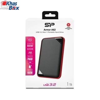  هارد اکسترنال سیلیکون پاور مدل Armor A62 ظرفیت 1 ترابایت
