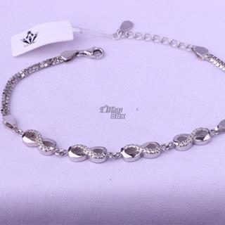 دستبند بینهایت نقره زنانه