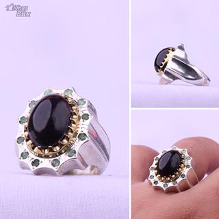 انگشتر اپال آتشین اصل مردانه