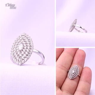 انگشتر نقره رادیوم زنانه